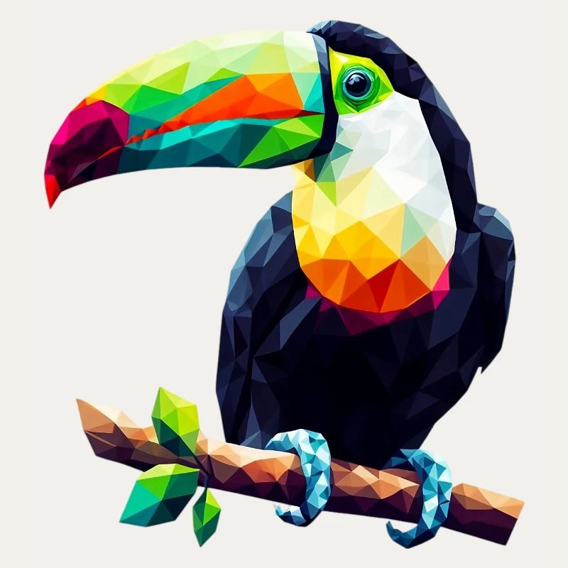 Polygonaler Tukan