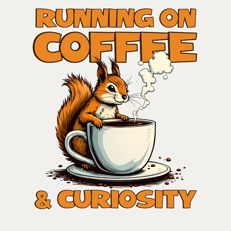 Mit Kaffee und Neugier – Eichhörnchen Kaffee