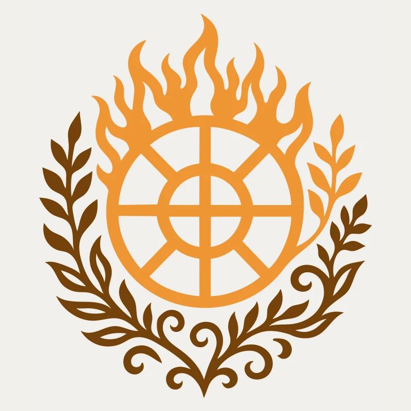 Litha Fire Wheel - Solar Power at Midsummer