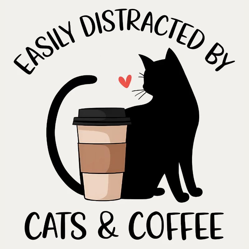 Leicht durch Katzen und Kaffee ablenkbar