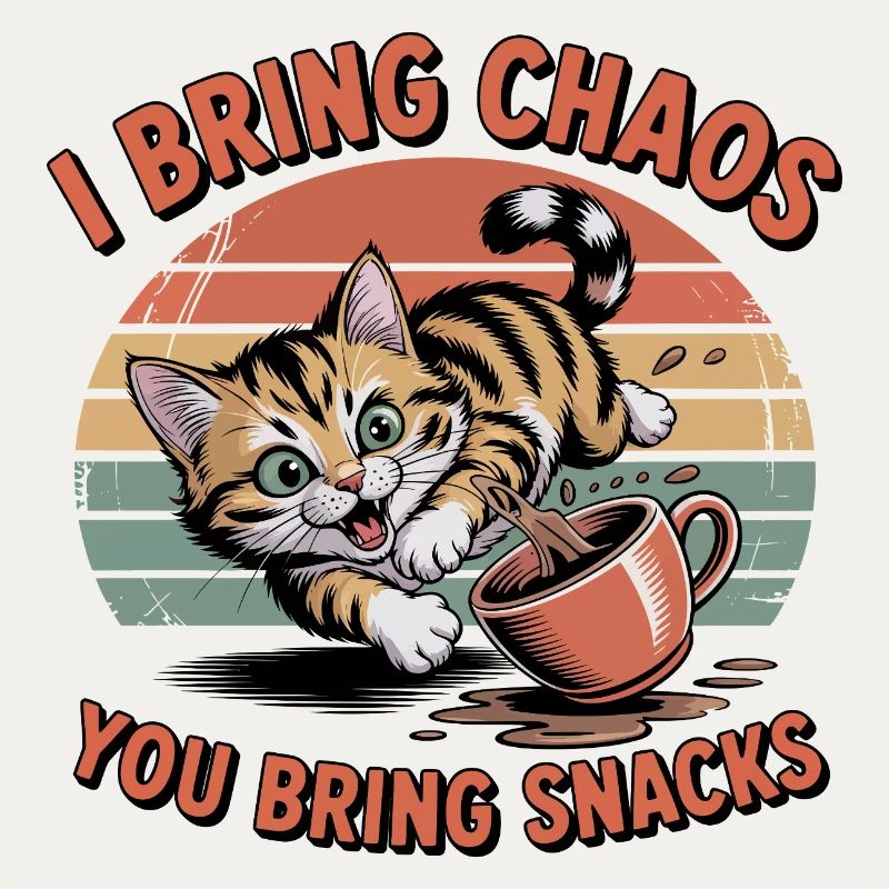 Chaos Cat and Snacks