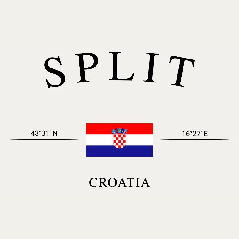 Split Kroatien – Urlaub Souvenir & Geschenk