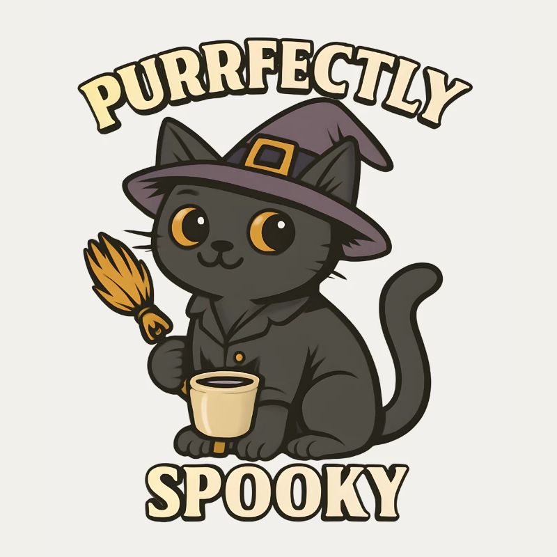 Chat Sorcière – Purrfectly Spooky