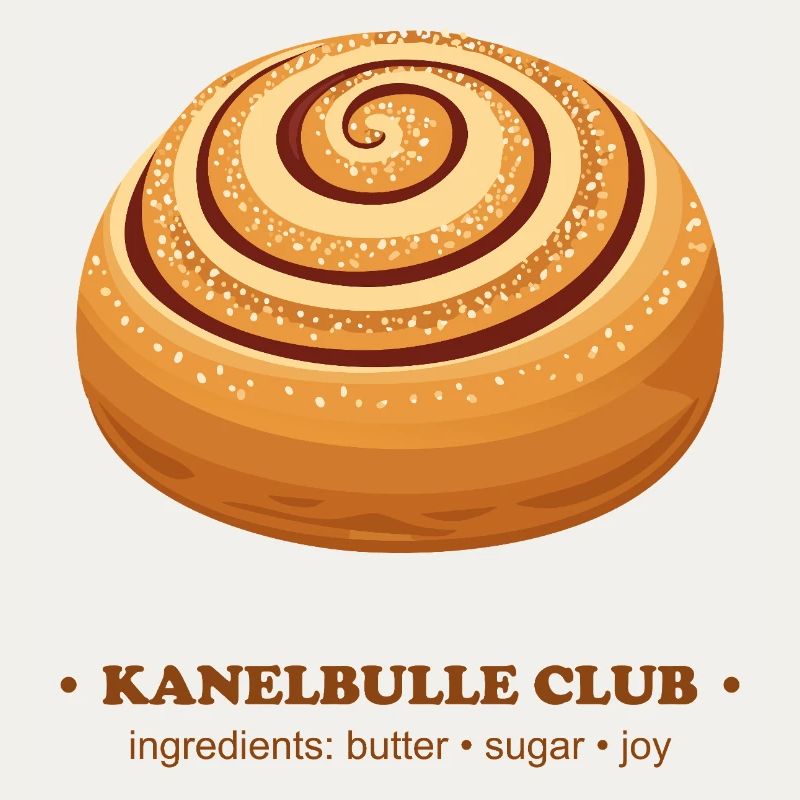 Skate Rolling Cinnamon Bun Design