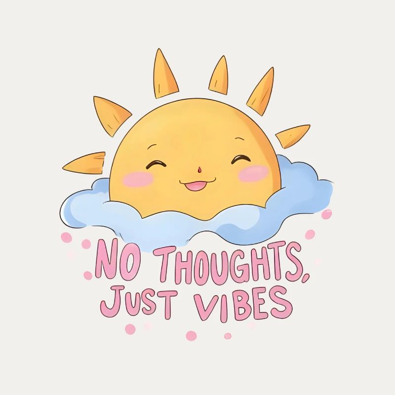 Pas de pensées, juste des vibrations, Retro Sun, Anime Design