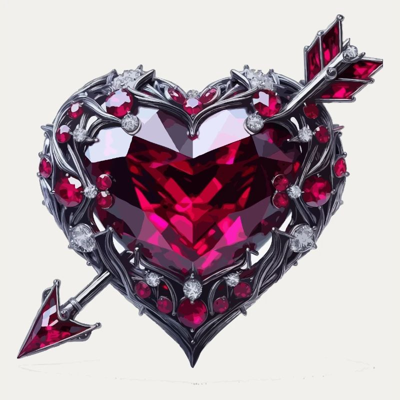 Ruby heart
