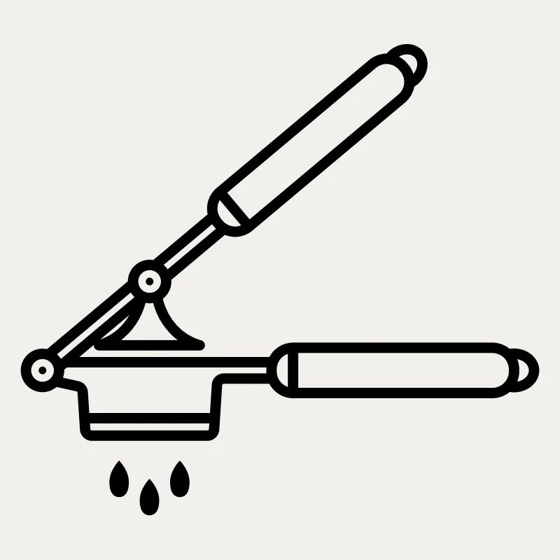 Knoblauch Presse oder Spätzle Presse