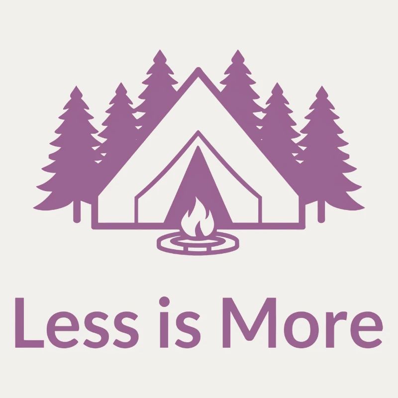 Less Is More – Minimalist Camping Forest