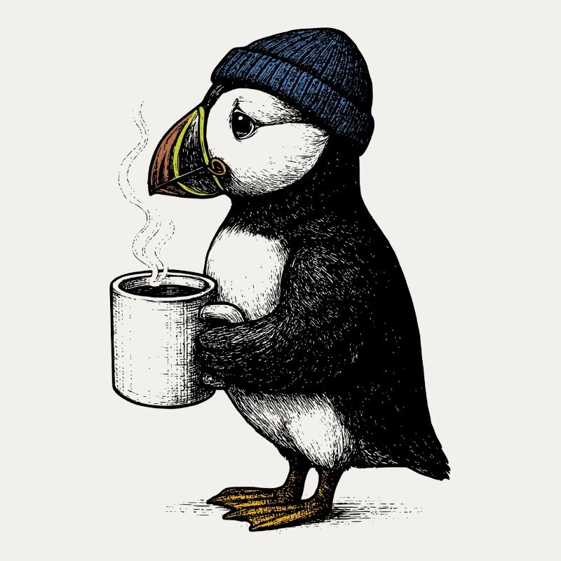 Coffee Puffin