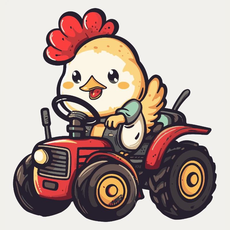 Huhn Traktor Farmer