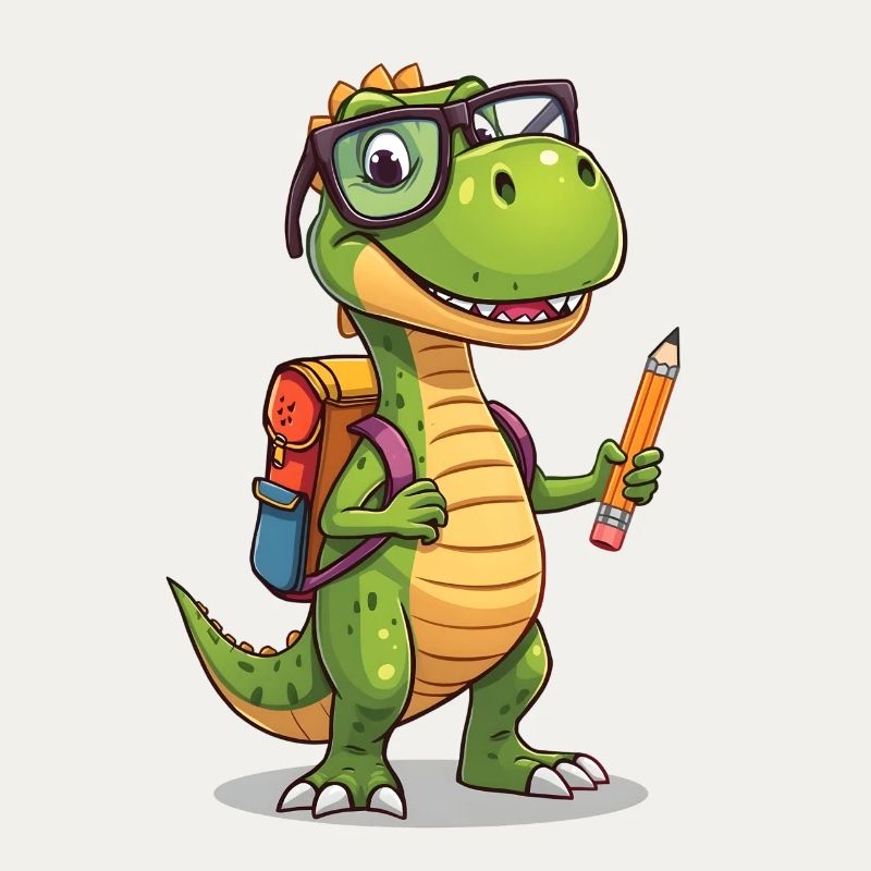 Dino Érudit au crayon