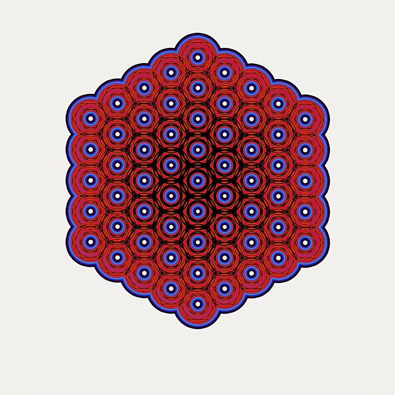 Festival Wear Rave Techno Goa Party Mandala Pattern
