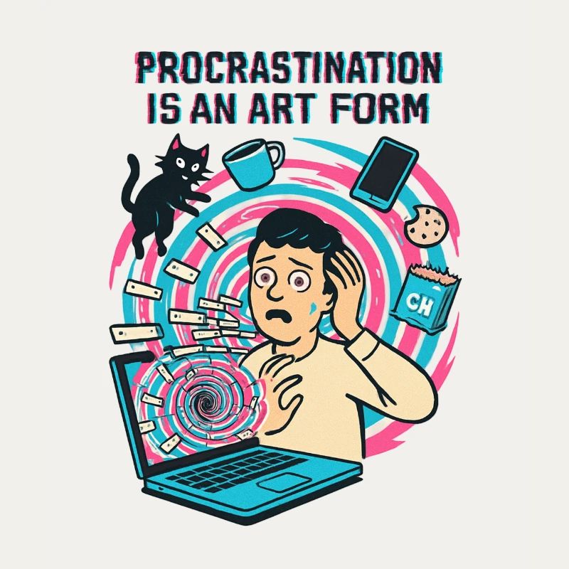 Procrastination: The Art of Remote Work and Rush