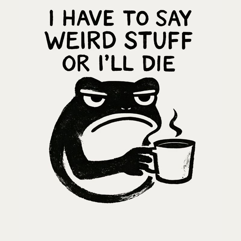 Frosch Spruch Meme Humor Lustig Geschenkidee