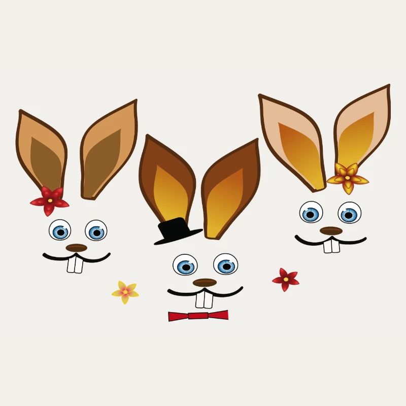 Joyeux lapins de Pâques