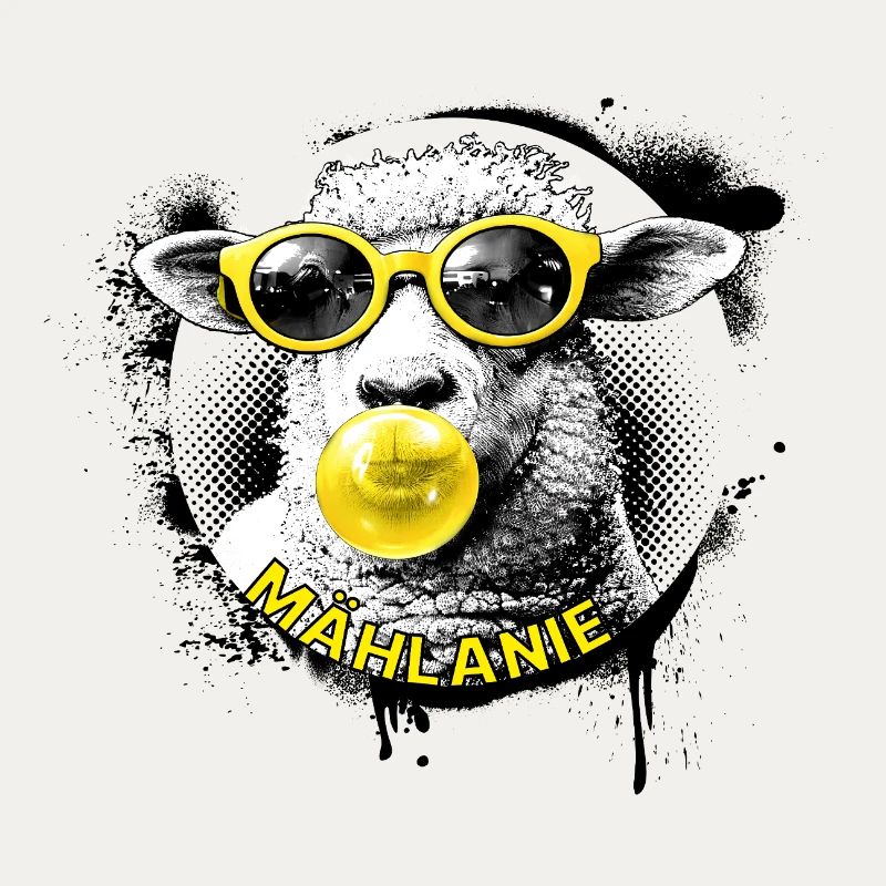 Mählanie – Cool Sheep Pop Art Melanie