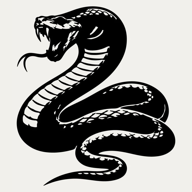 Snake Python Silhouette