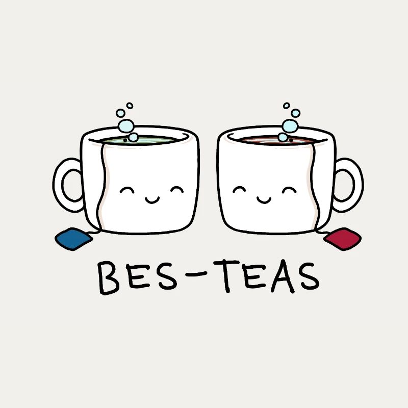 Bes-Teas – Funny Tea Pun Design