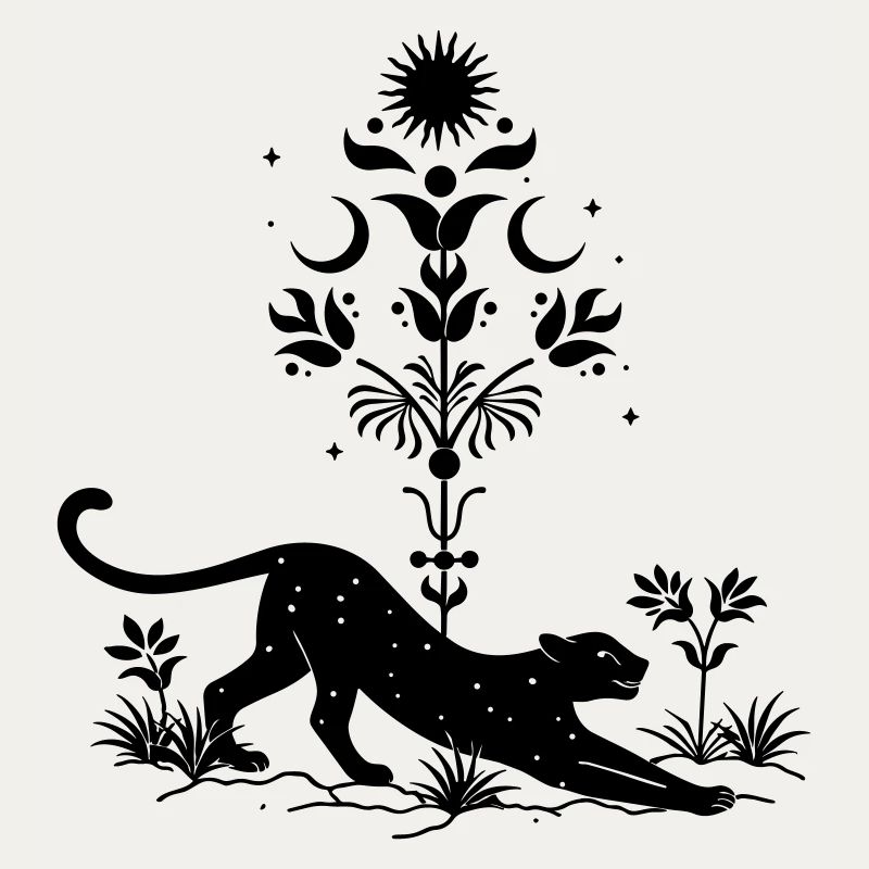 Cosmic Leopard Boho