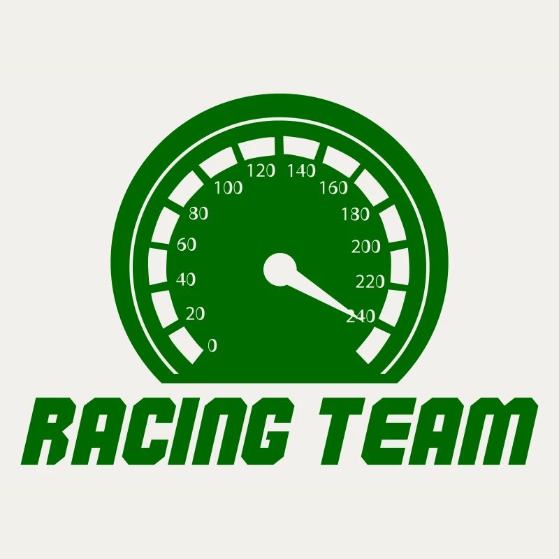 Graphismes du compteur de vitesse de l’équipe de course