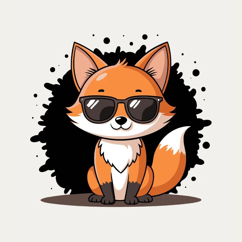 Chic Fox Black Glasses