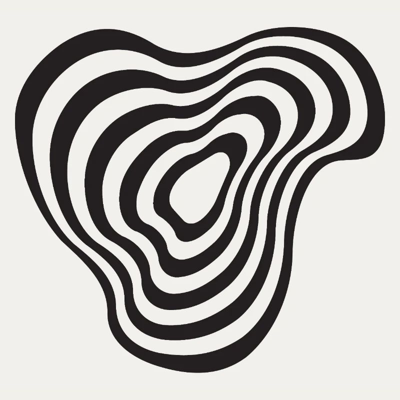 opart Conception de formes en lignes abstraites