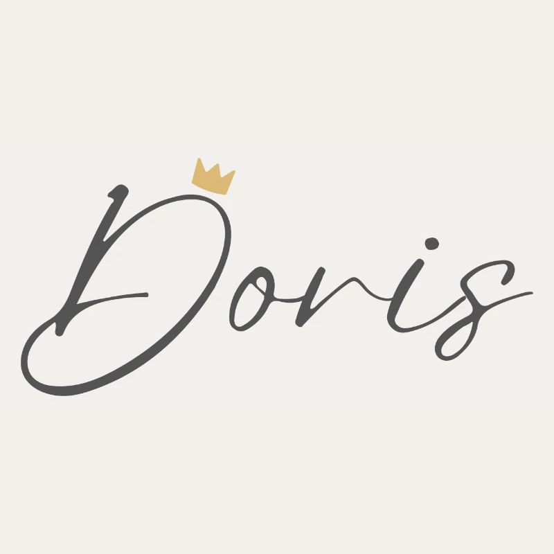 Prinzessin Doris Crown Hemd – Name mit Buchstabe D