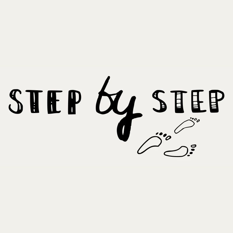 step by step