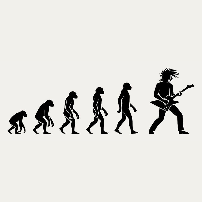 Evolution Rock 'n' Roll Guitarist Design