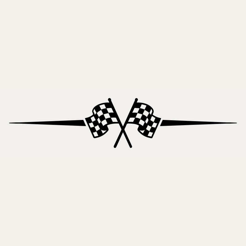 Icône de course de drapeau de course