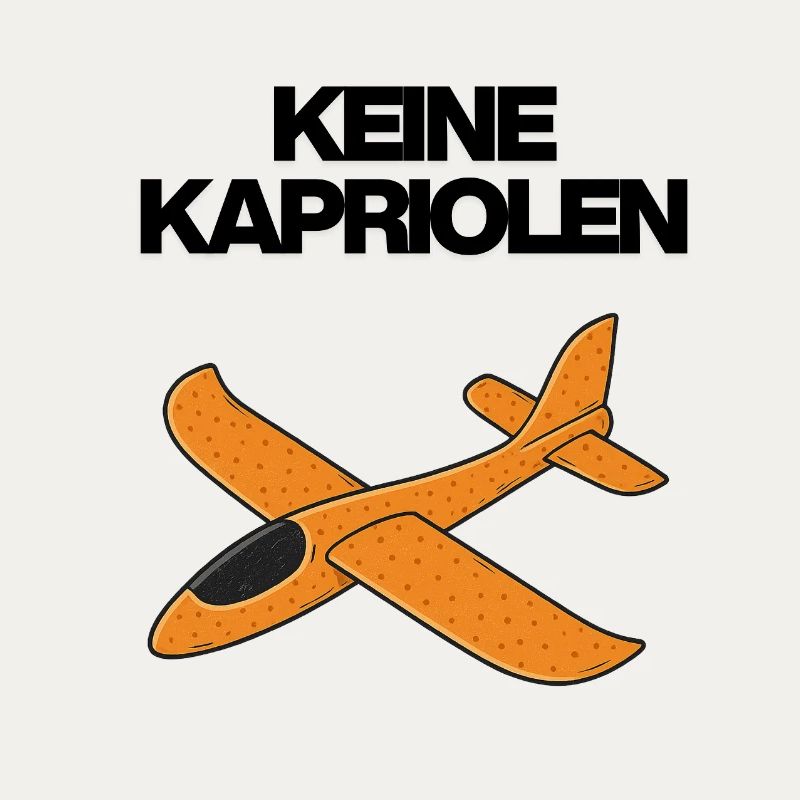 No capers Rüdiger Orange plane