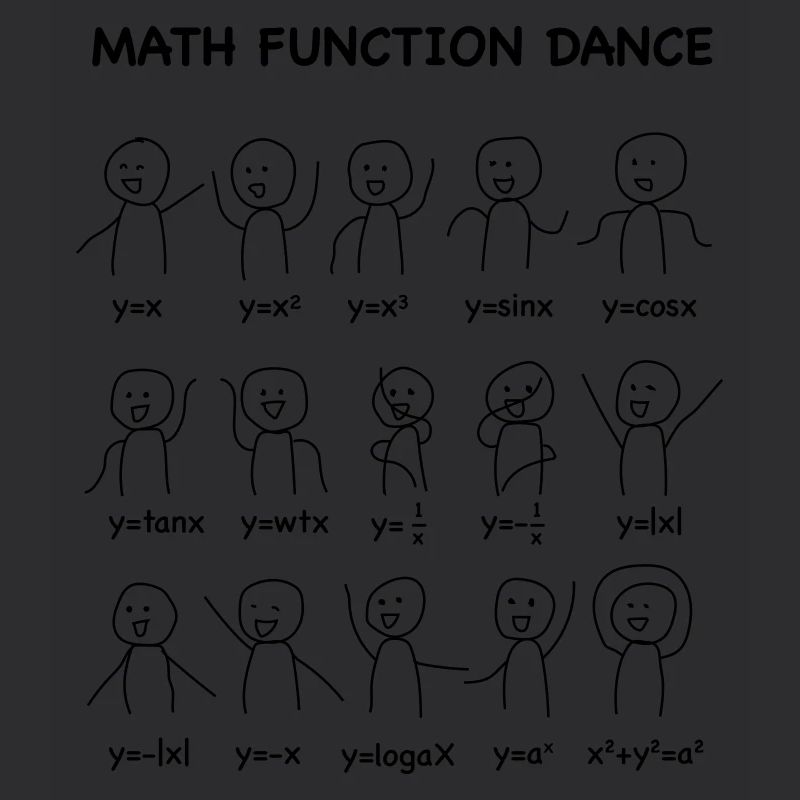 The 'Math Function Dance' (Nerd Shirt)