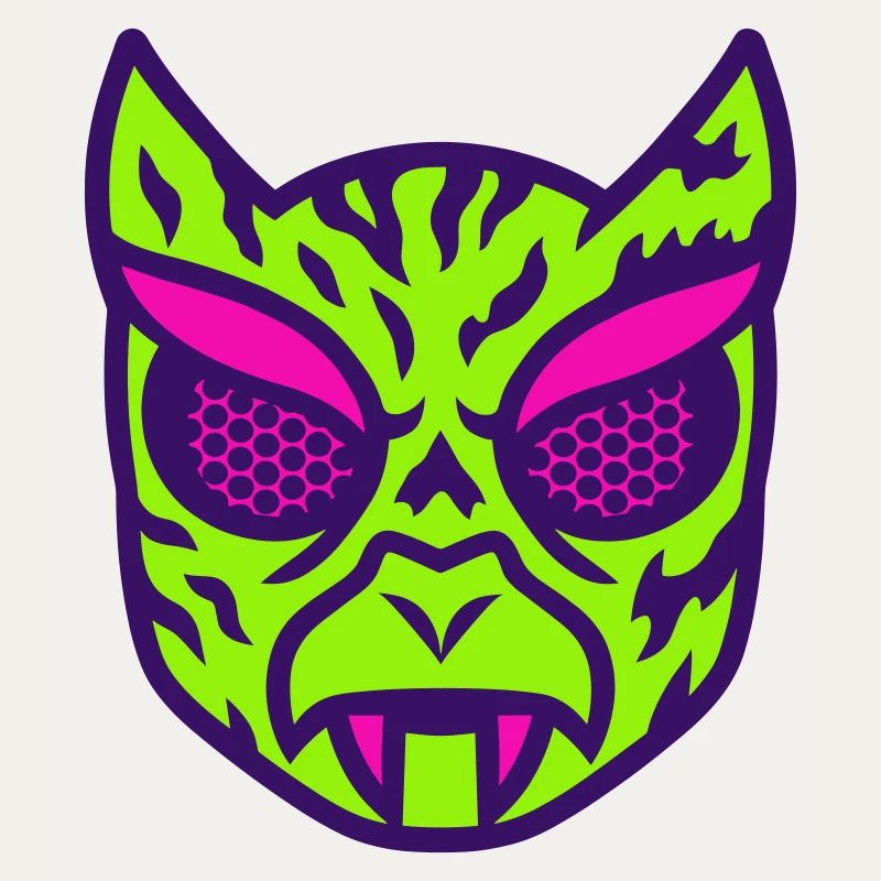 Neon Viper Mask