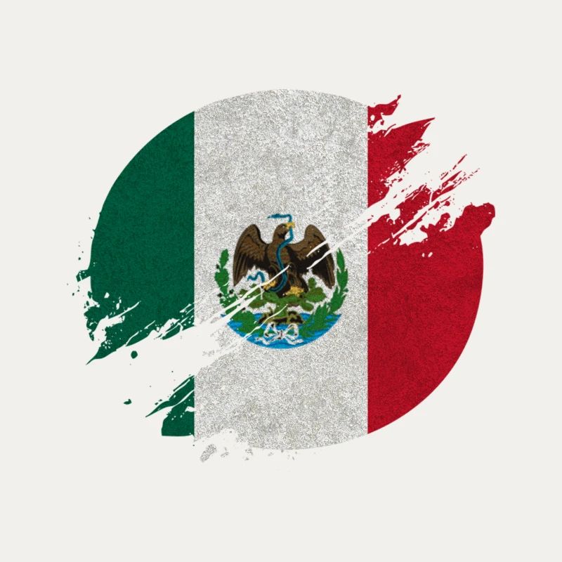 Mexique cercle / cadeau de drapeau