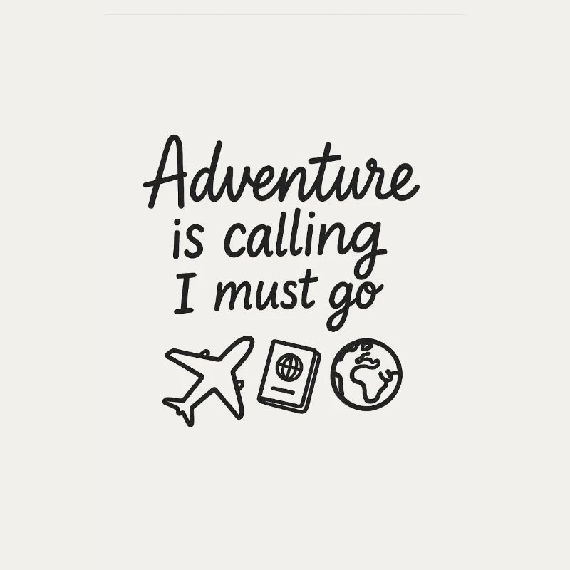 Conception de citation de voyage d’appel d’aventure