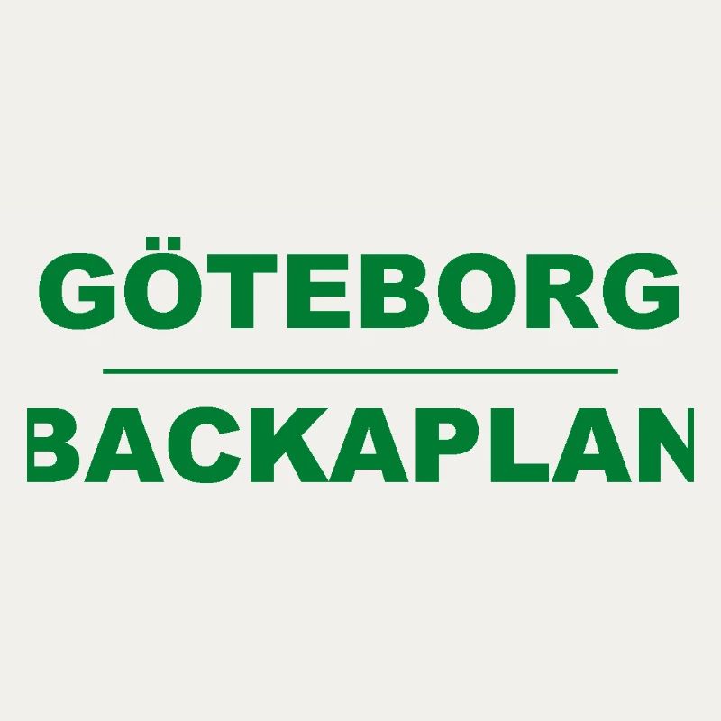 Göteborg Backaplan – Grün-Schwarz-Design