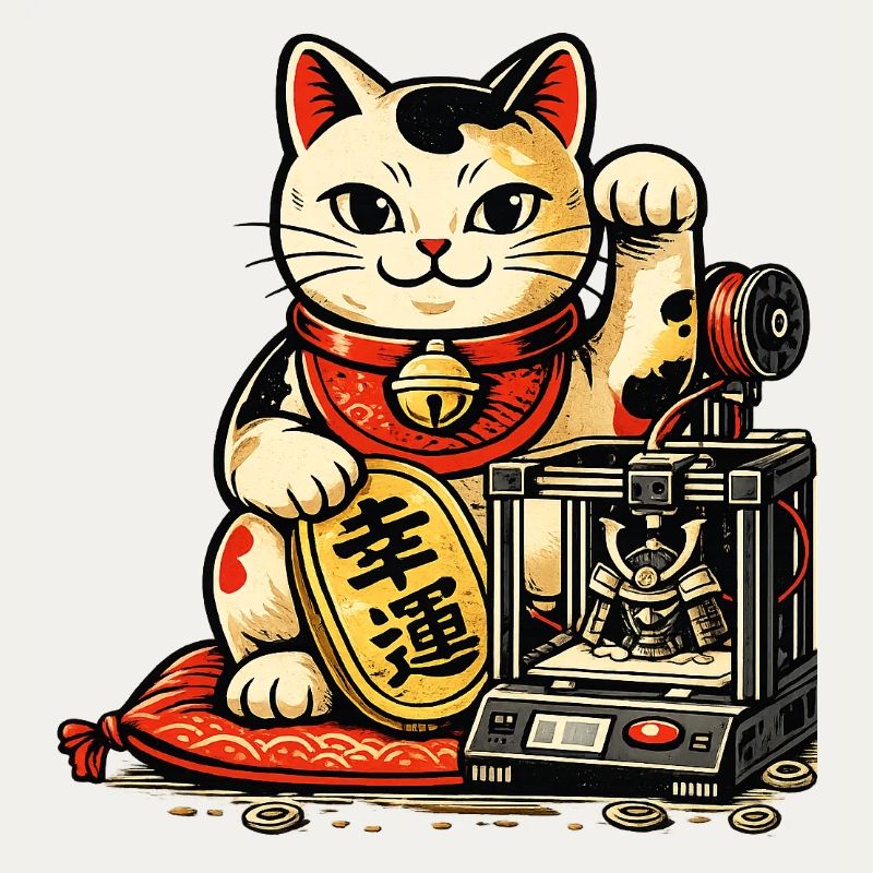 Lucky Maker Cat – Die glückliche Katze der Créates