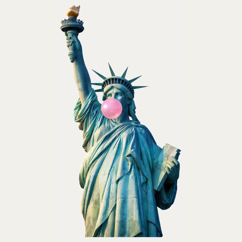 Freiheitsstatue Kaut Bubblegum