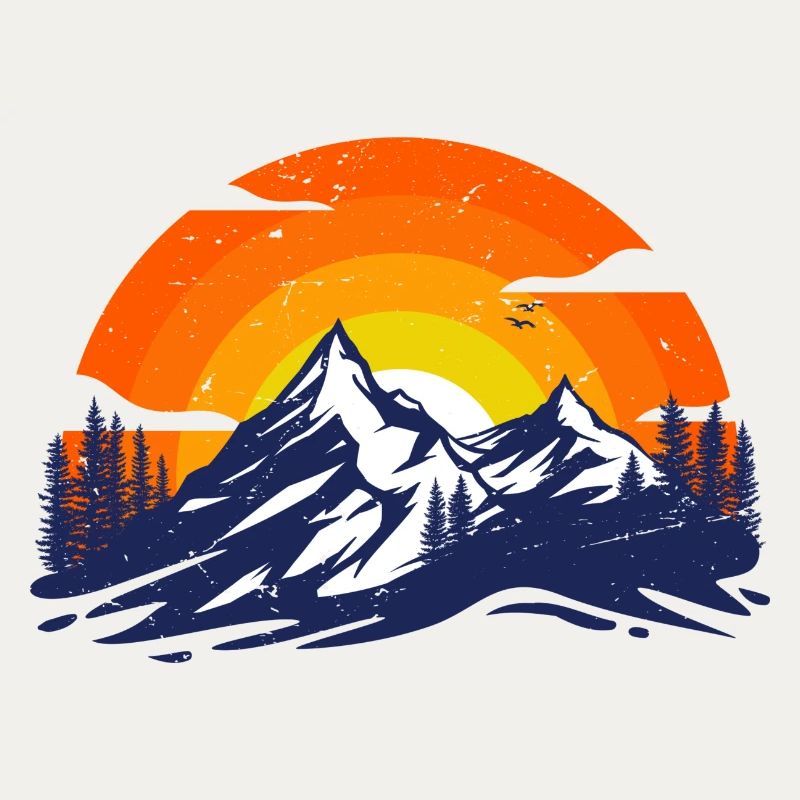 Sunset Mountain Landscape Design