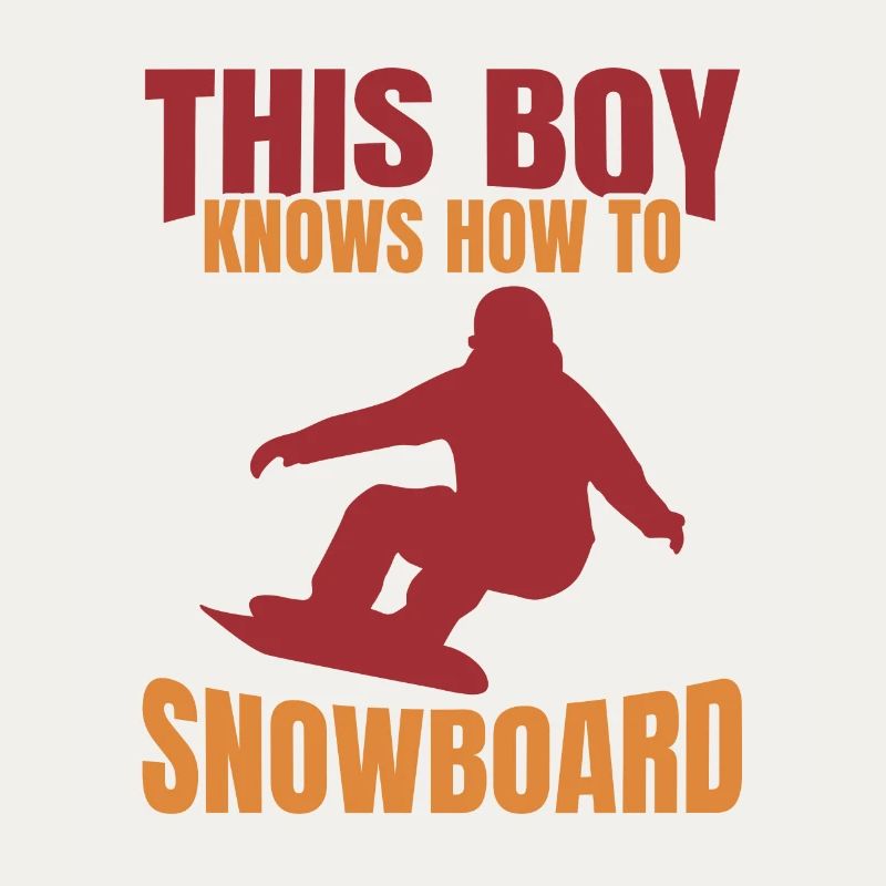 This Boy Knows How To Snowboard