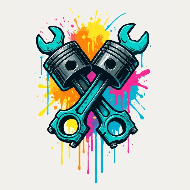 Screwdriver piston design, workshop mechanic