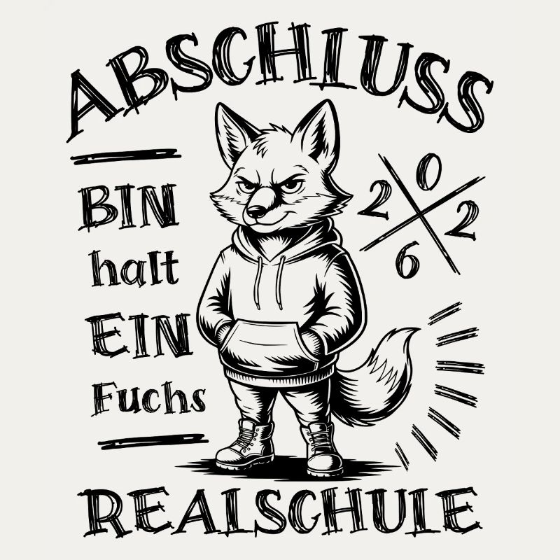 Abschluss 2026 Realschule - Bin halt ein Fuchs