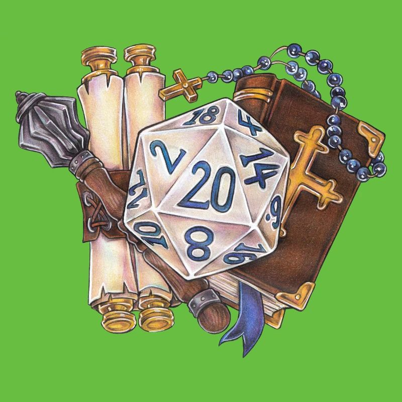 Clerc de dés de table RPG D20 Cadeau