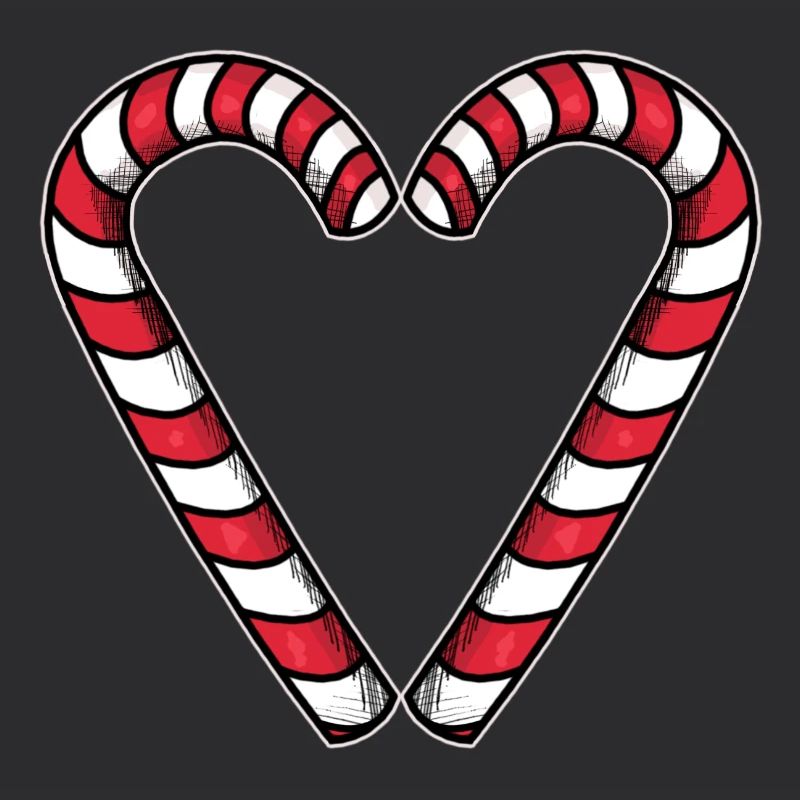 Candy Cane Heart