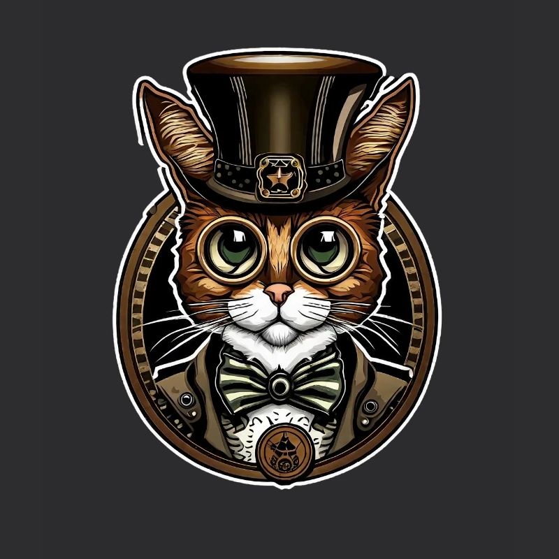 Steampunk Cat 02
