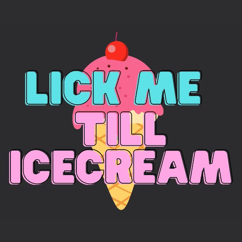 Glace sucrée lèche-moi