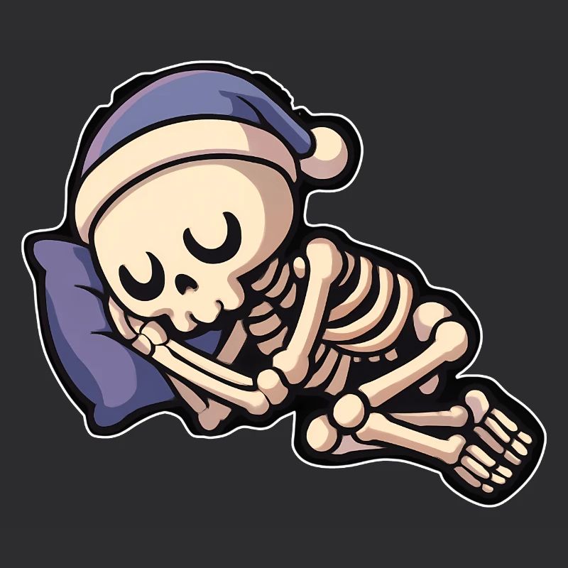 Cute bone sleeper with sleepy cap