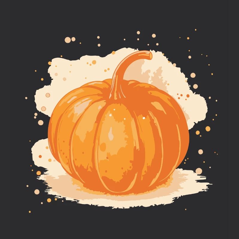Kürbis-Herbst-Illustration