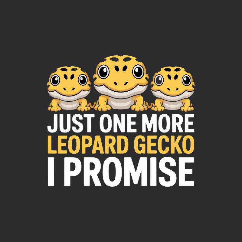 Leopardgecko Trio Versprechen Tee