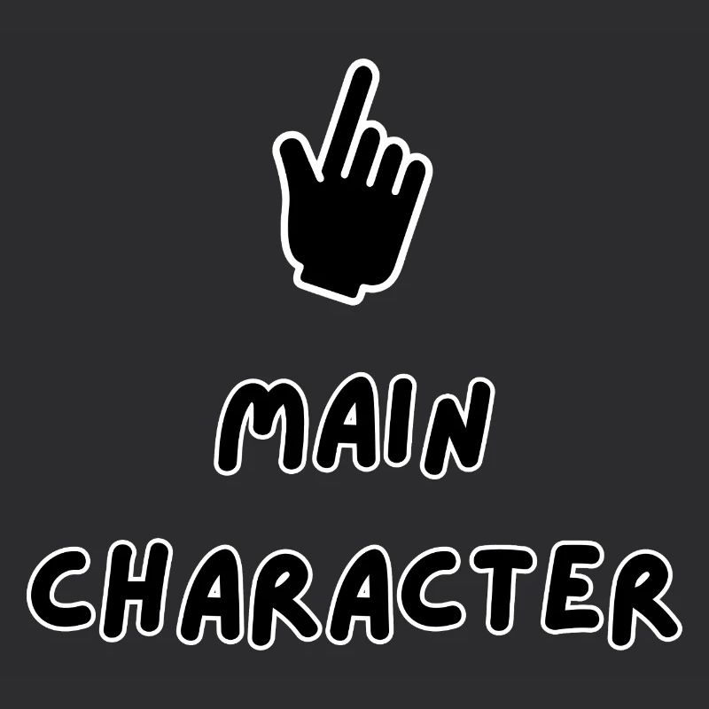 Main Character – Bold Typography Design